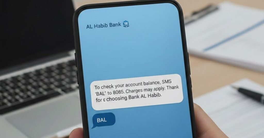 Bank AL Habib Balance Check SMS Code