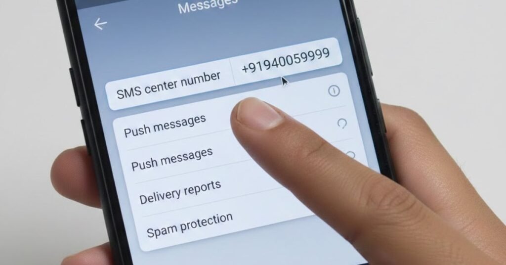 How to Change BSNL SMS Center Number