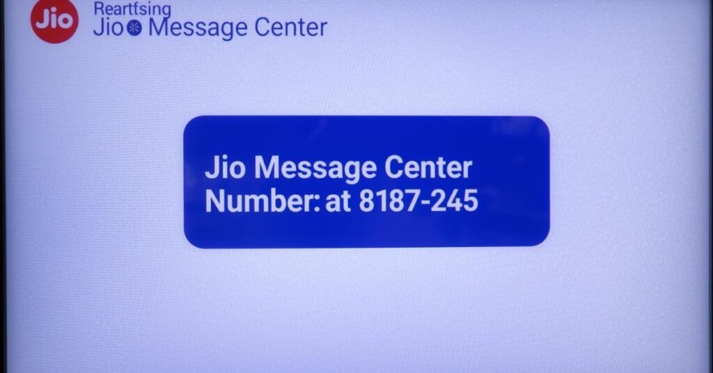 Jio Message Center Number