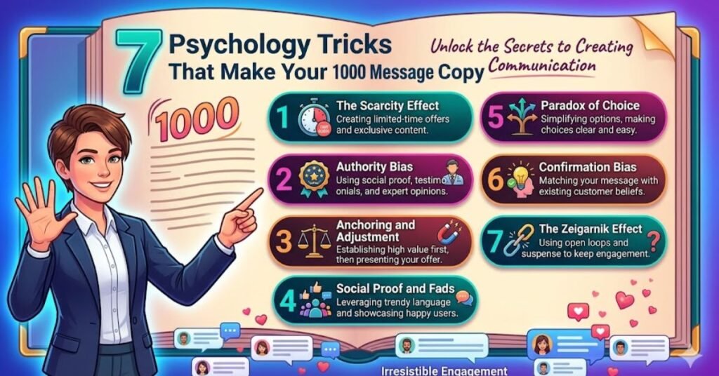 7 Psychology Tricks That Make Your 1000 Message Copy Irresistible