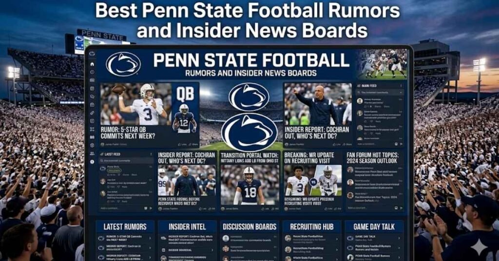 Best Penn State Football Rumors and Insider News Boards