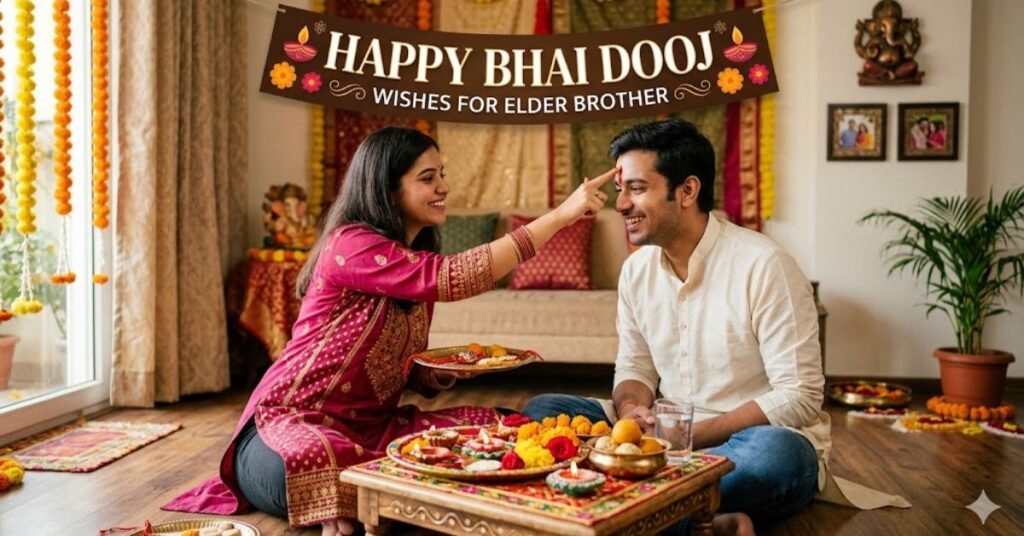 Bhai Dooj Wishes for Elder Brother