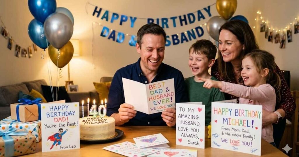 Birthday Messages for Husband from Kids and Family