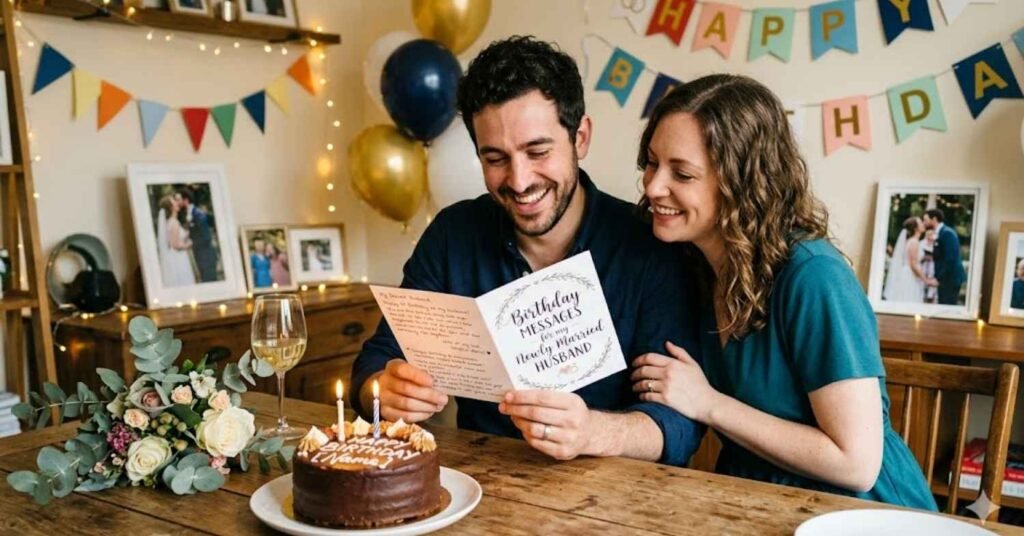 Birthday Messages for Newly Married Husband