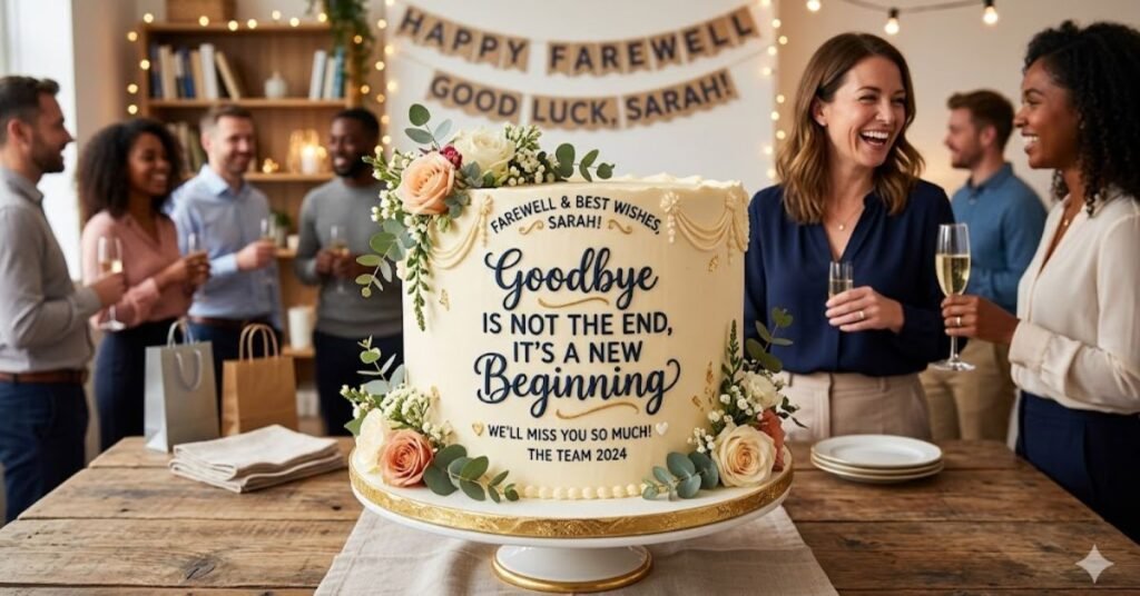 Farewell Cake Quotes for a Memorable Goodbye