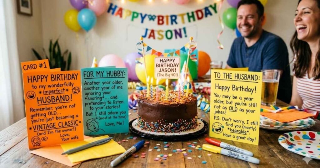 Funny Birthday Messages for Husband