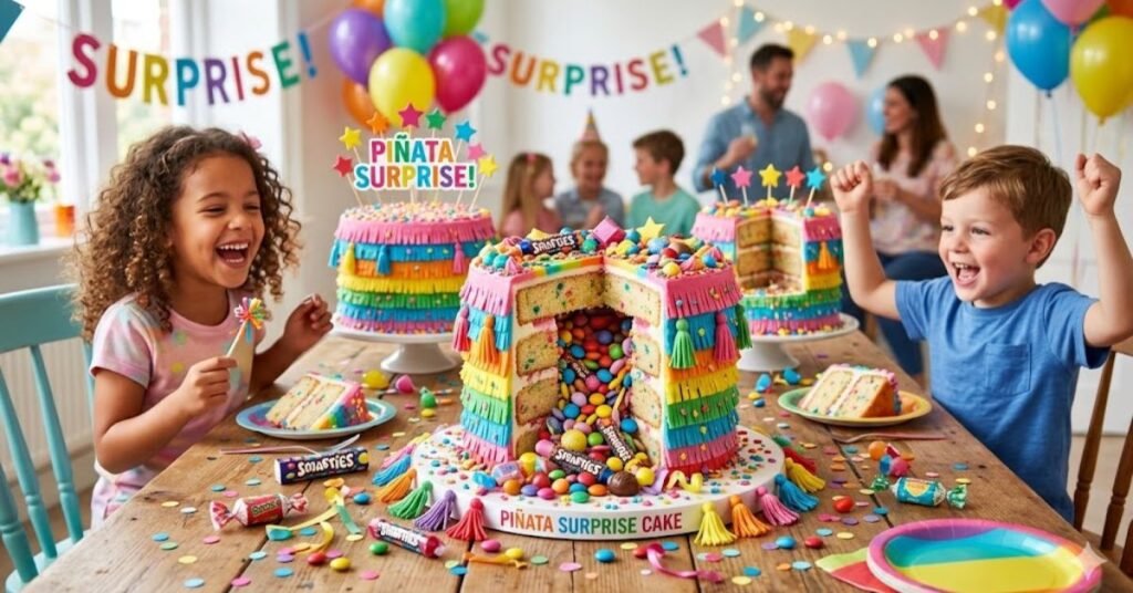 Hidden Surprise Center Cakes Piñata Style Concept