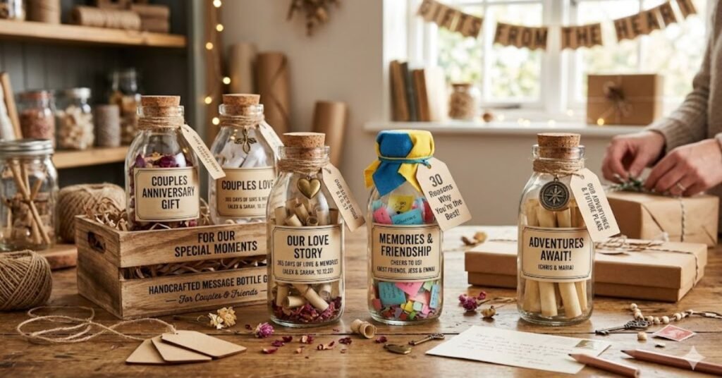 Personalized Message Bottle Gift Ideas for Couples and Friends