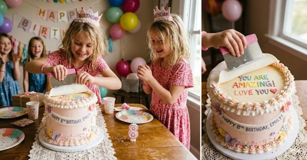 Secret Message Cake for Girl