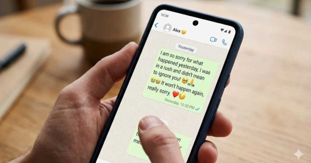 Sorry WhatsApp Message With Emoji Add Emotion to Your Apology