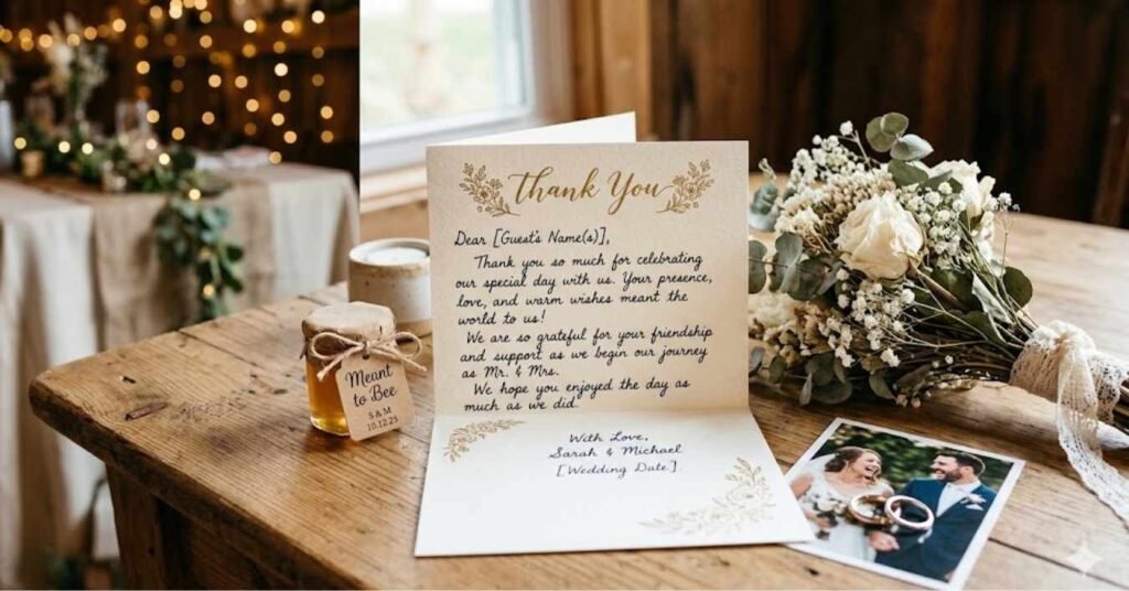 Thank You Message After Attending the Wedding