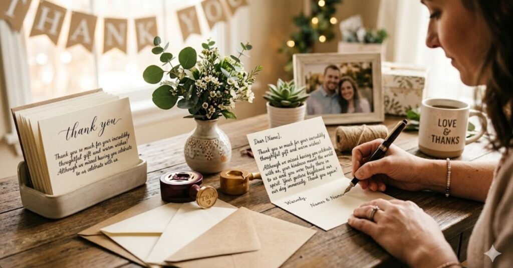 Thank You Messages for People Who Could Not Attend but Still Sent a Gift