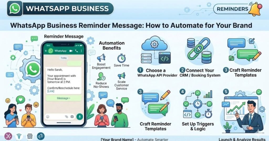 WhatsApp Business Reminder Message: How to Automate for Your Brand