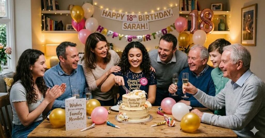18th Birthday Wishes for Family Member