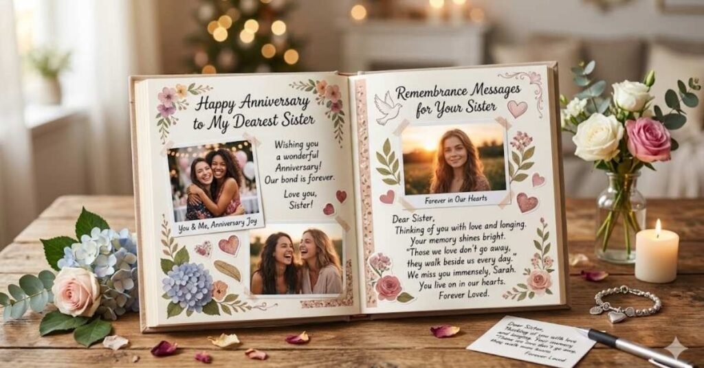 Anniversary and Remembrance Messages for Your Sister