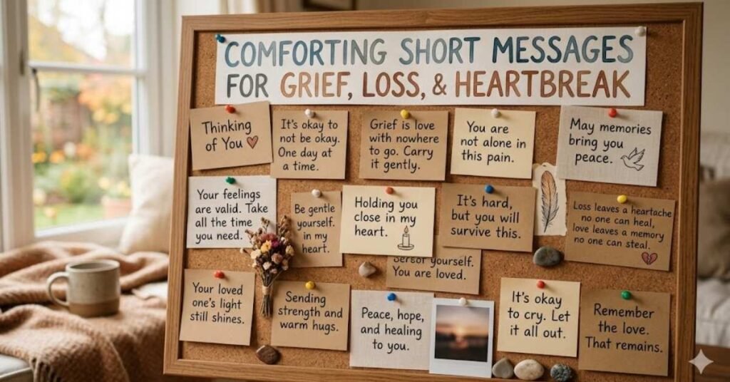 Comforting Short Messages for Grief, Loss, and Heartbreak