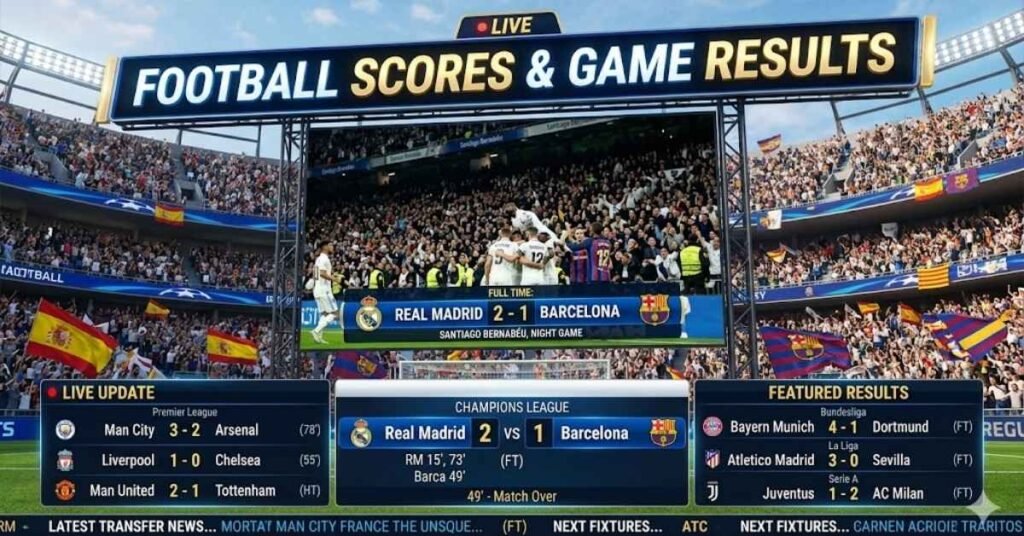 Football Scores and Game Results