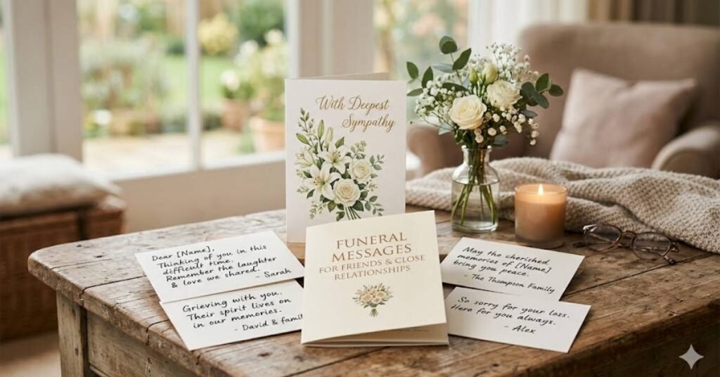 Funeral Messages for Friends and Close Relationships