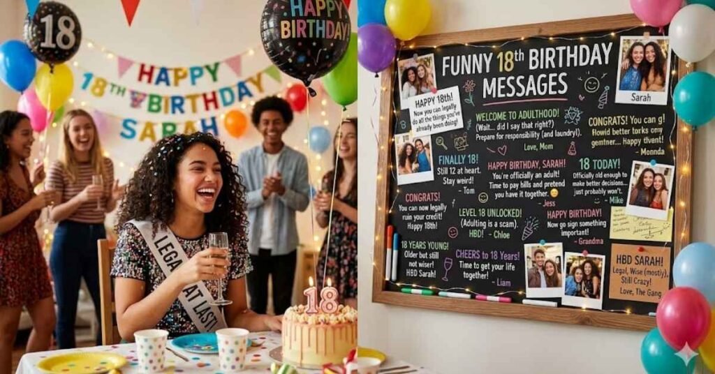 Funny 18th Birthday Messages