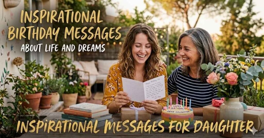 Inspirational Birthday Messages for Daughter About Life and Dreams