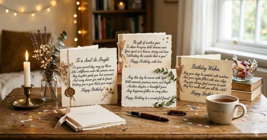 Poetic birthday messages