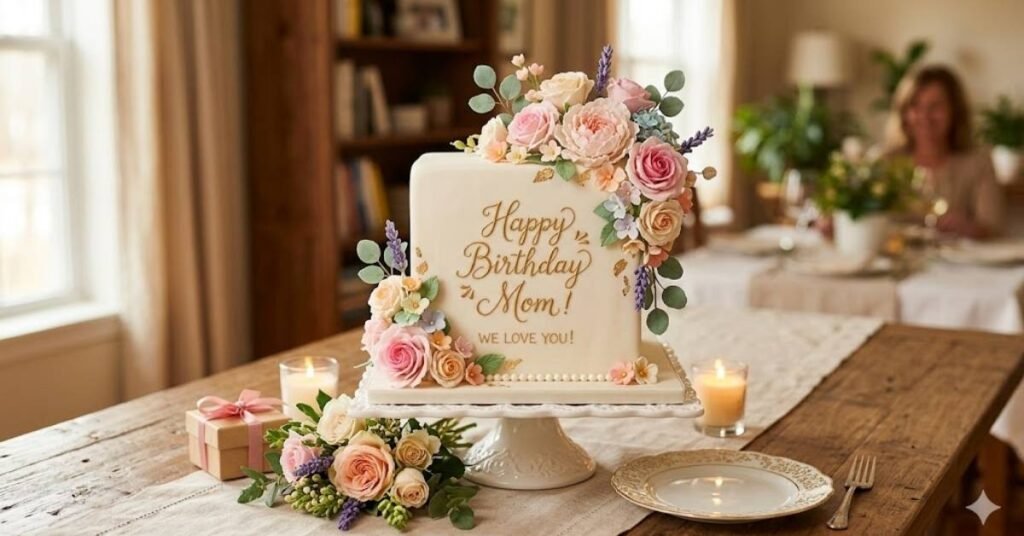 Square Cake Designs for Mom