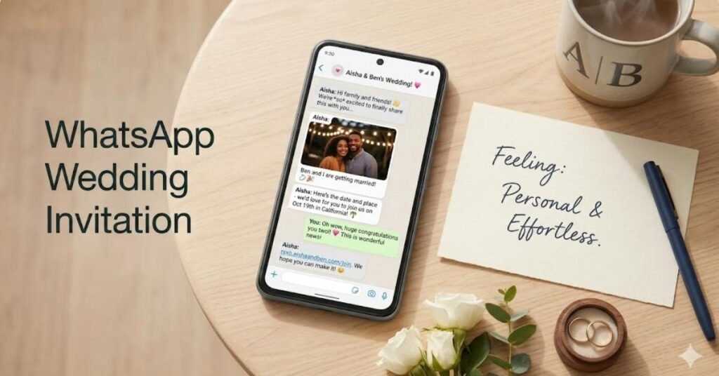 WhatsApp Wedding Invitation Messages That Feel Personal and Effortless