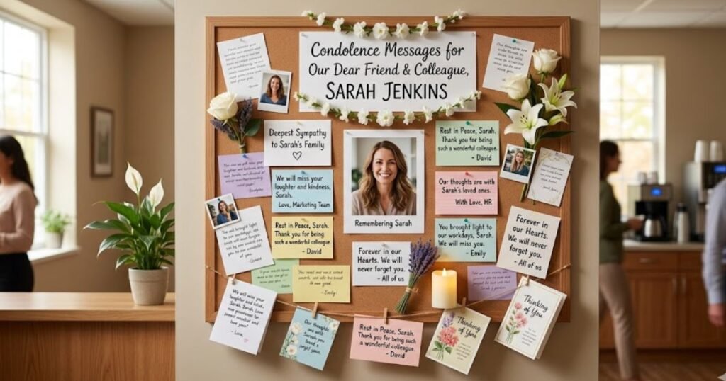 Condolence Messages for the Loss of a Colleague