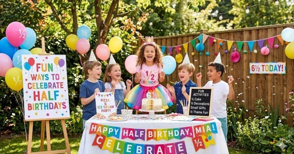Fun Ways to Celebrate Half Birthdays