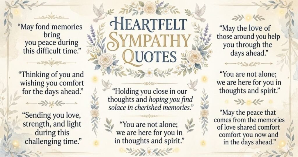 Heartfelt Sympathy Quotes