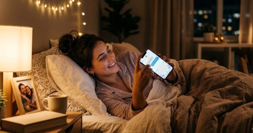 Long Distance Good Night Messages for Him