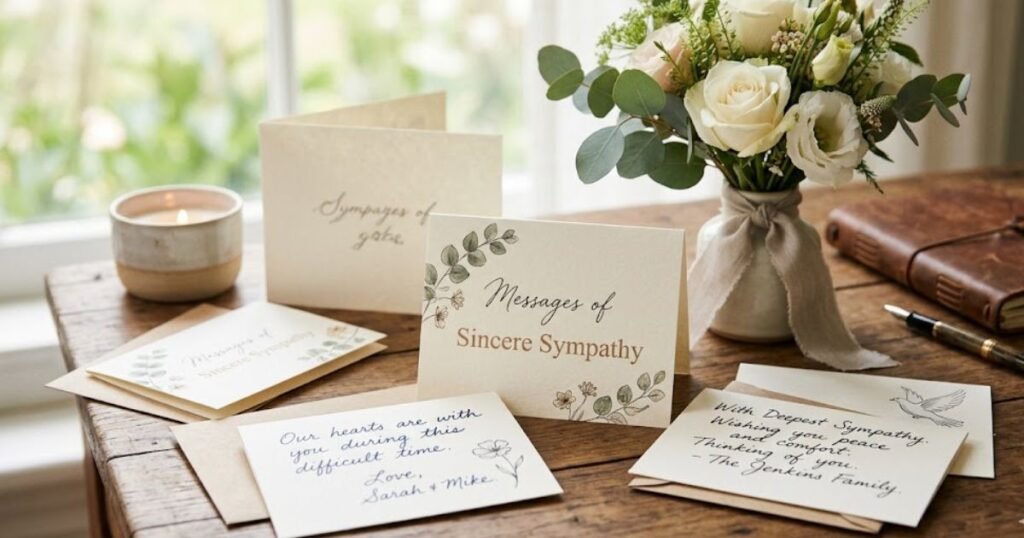 Messages of Sincere Sympathy