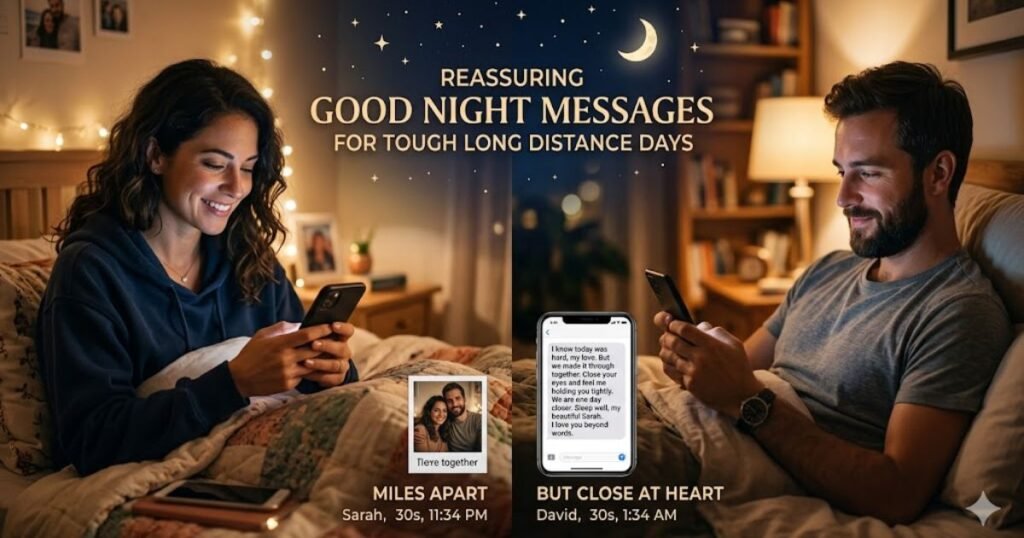 Reassuring Good Night Messages for Tough Long Distance Days