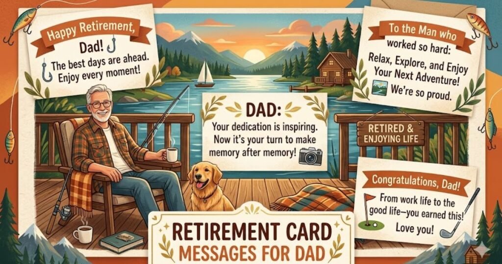 Retirement Card Messages for Dad