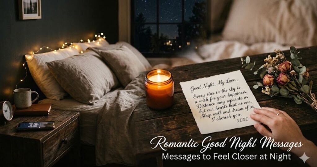 Romantic Good Night Messages to Feel Closer at Night