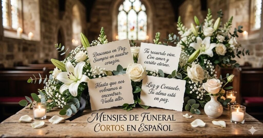 Short Funeral Messages in Spanish