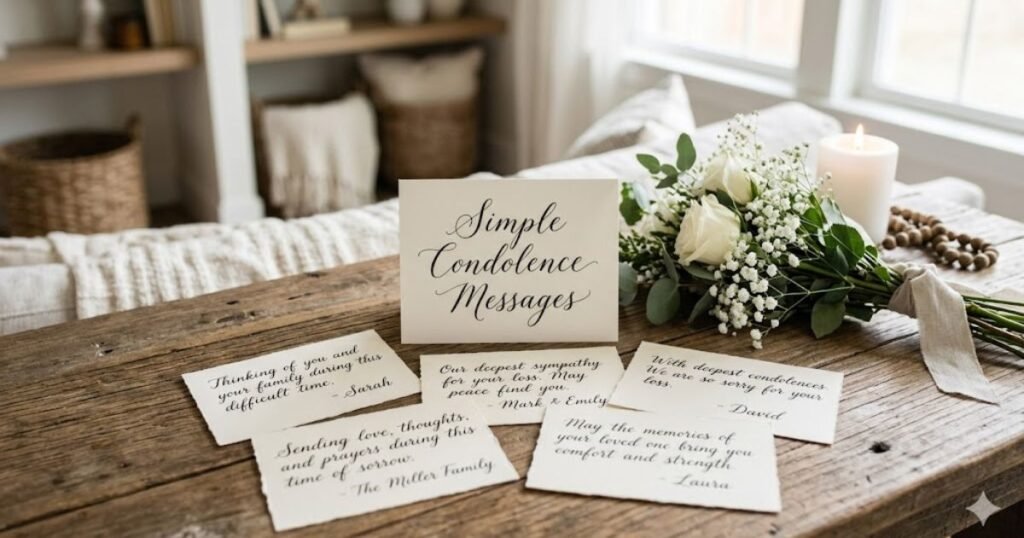 Simple Condolence Messages