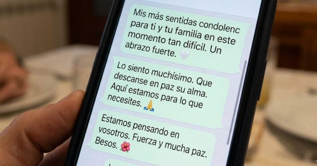 Spanish Condolence Text Messages