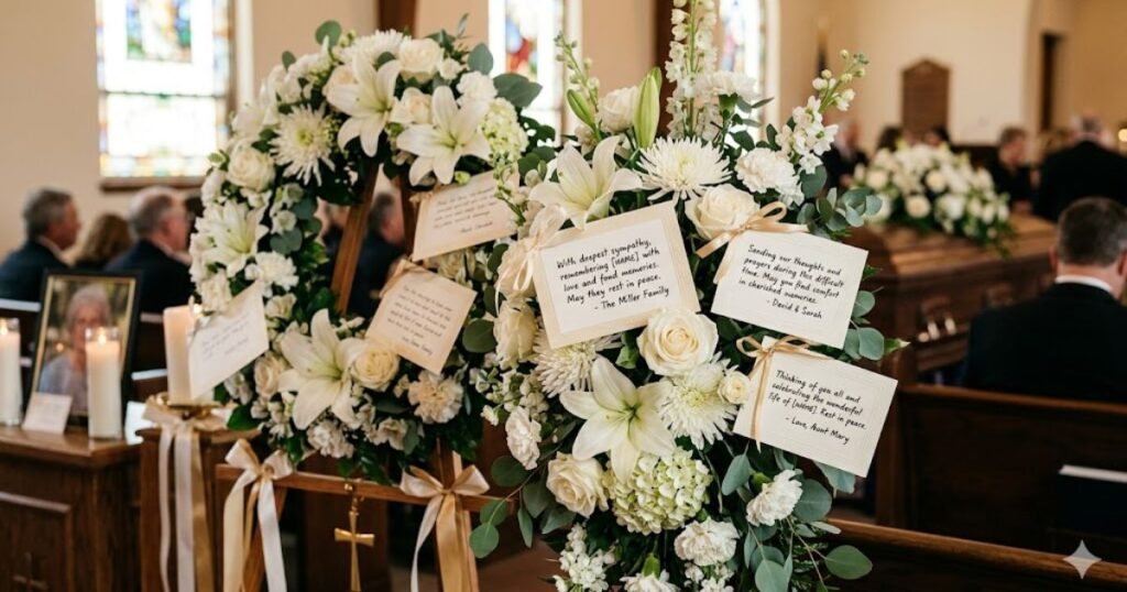 Sympathy Messages for Funeral Flowers