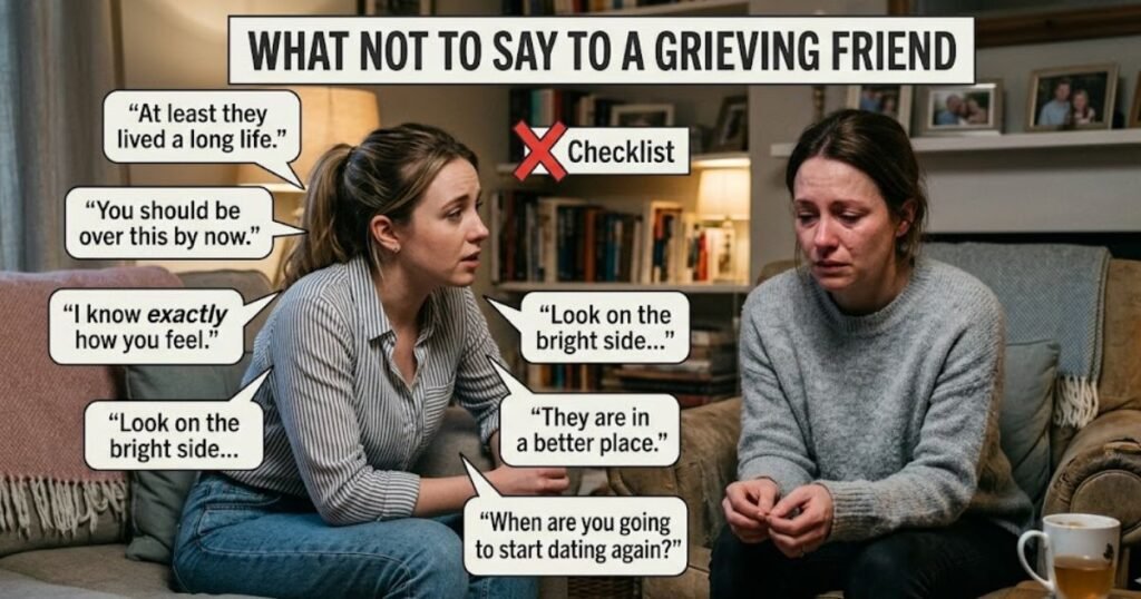 What Not to Say to a Grieving Friend