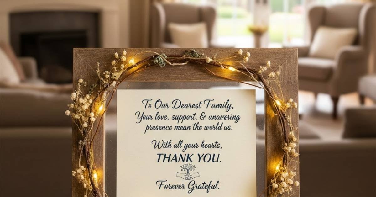 100+ Thank You Message for Family Members