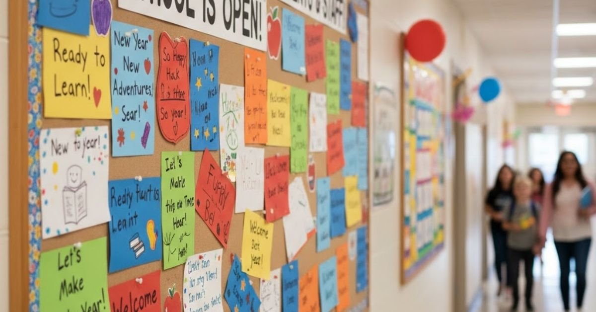 Welcome Back School Reopening Message