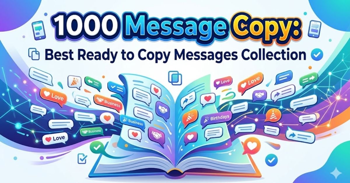 1000 Message Copy: Best Ready to Copy Messages Collection
