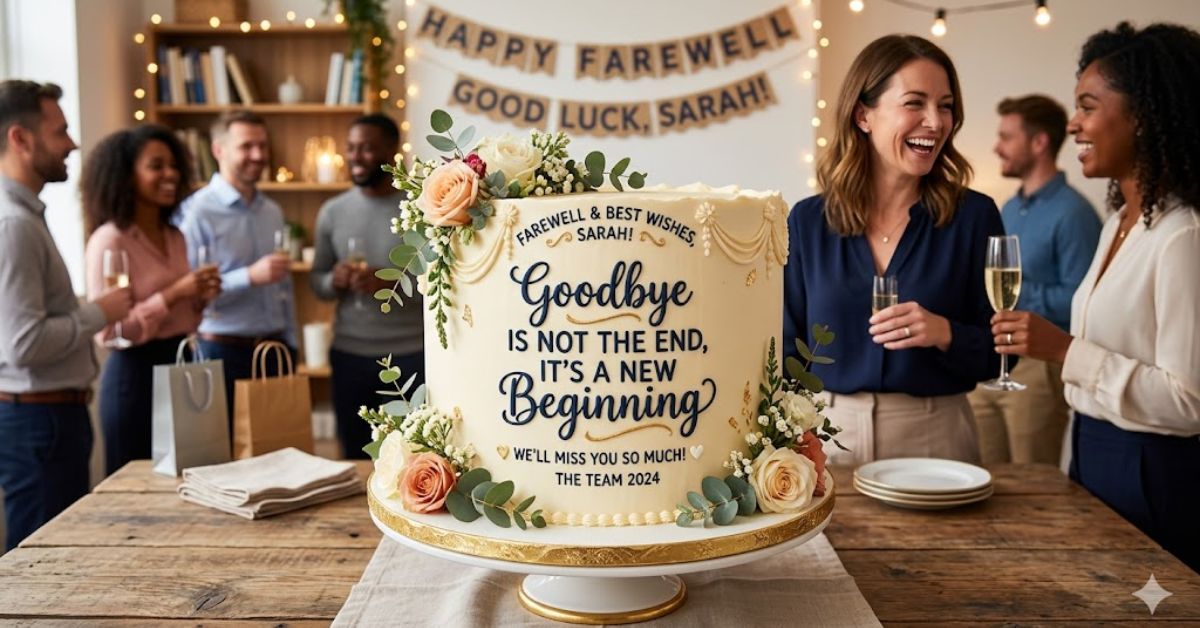 300+ Send Off Cake Message Ideas for Every Farewell