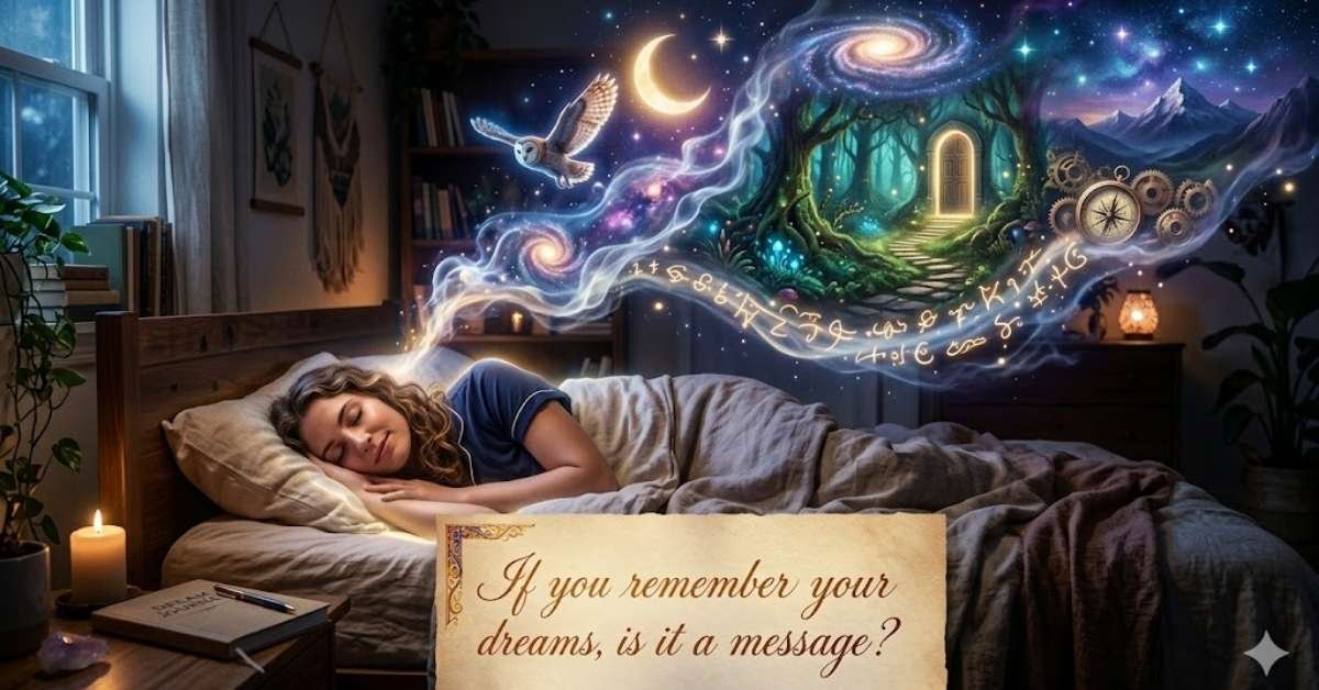if you remember your dreams is it a message