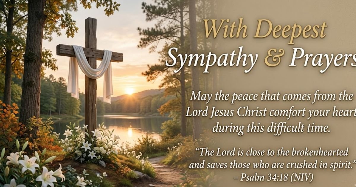 christian condolence message