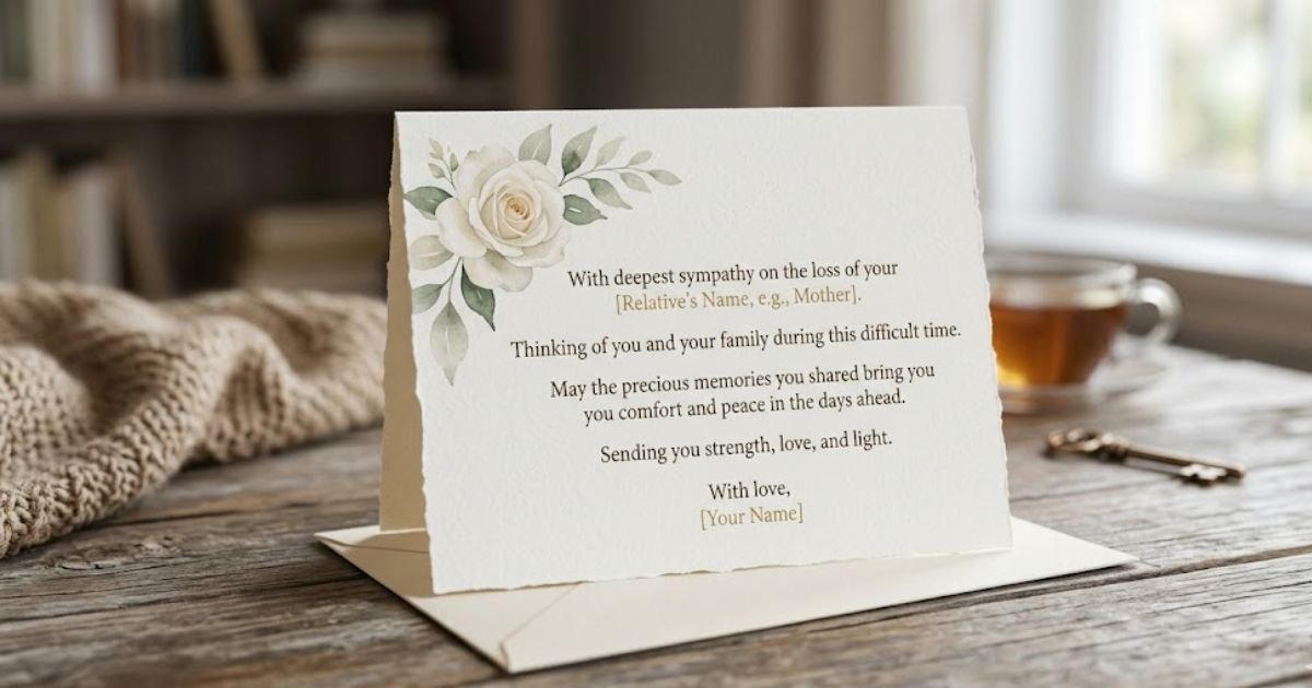 condolence message for friend