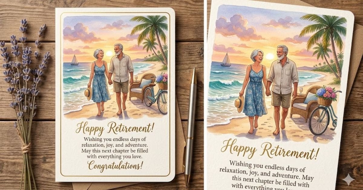 retirement card message