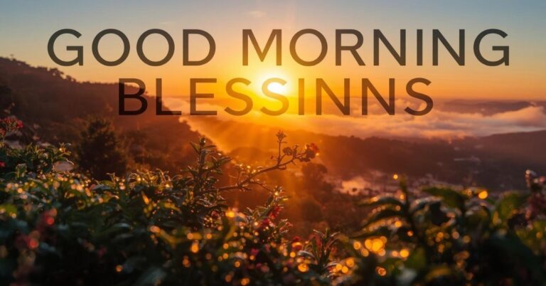 Good Morning Blessings